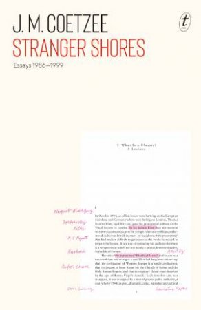 Stranger Shores by J. M. Coetzee